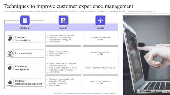 Techniques To Improve Customer Experience Management Rules PDF