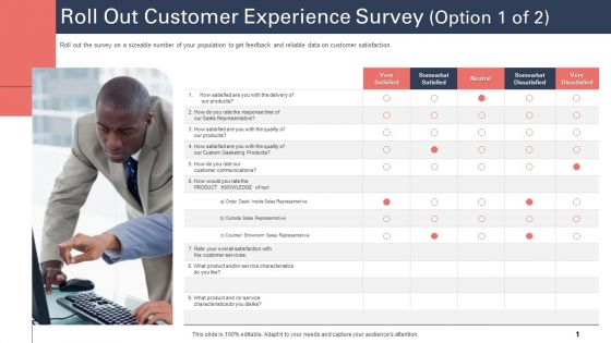 Techniques To Increase Customer Satisfaction Roll Out Customer Experience Survey Dissatisfied Rules PDF