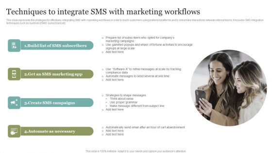Techniques To Integrate SMS With Marketing Workflows Rules PDF