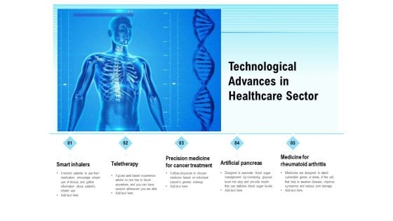 Technological Advances In Healthcare Sector Ppt PowerPoint Presentation Layout