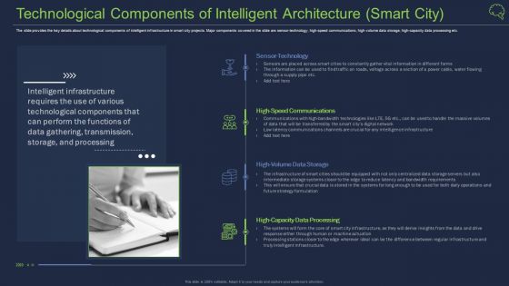 Technological Components Of Intelligent Architecture Smart City Guidelines PDF