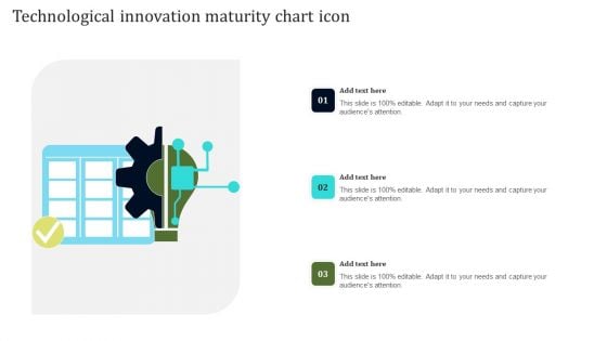 Technological Innovation Maturity Chart Icon Graphics PDF
