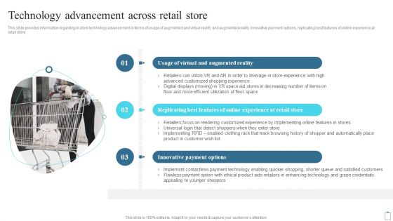 Technology Advancement Across Retail Store Customer Engagement Administration Sample PDF