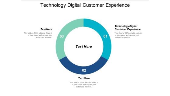 Technology Digital Customer Experience Ppt PowerPoint Presentation Gallery File Formats Cpb