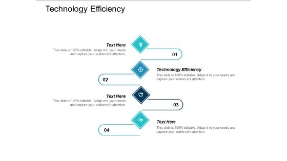 Technology Efficiency Ppt PowerPoint Presentation Slides Clipart Cpb