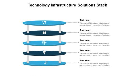 Technology Infrastructure Solutions Stack Ppt PowerPoint Presentation Portfolio Example Topics PDF