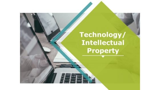 Technology Intellectual Property Ppt PowerPoint Presentation Pictures Slide