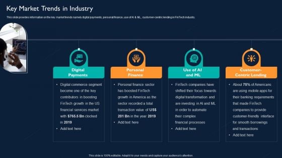 Technology Investment To Enhance Business Growth Key Market Trends In Industry Brochure PDF