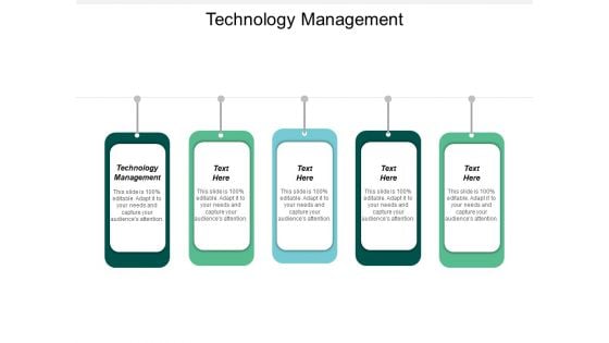 Technology Management Ppt PowerPoint Presentation Infographic Template Layout Cpb