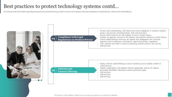 Technology Mediated Learning Playbook Best Practices To Protect Technology Systems Microsoft PDF Slide02