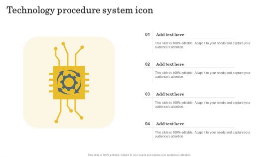 Technology Procedure System Icon Background PDF