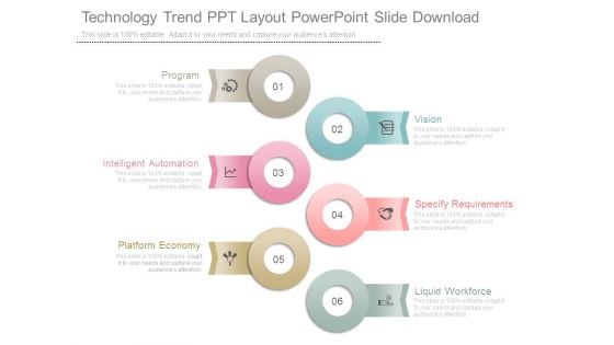 Technology Trend Ppt Layout Powerpoint Slide Download