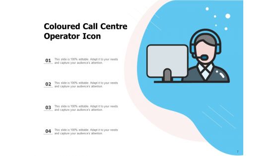 Tele Caller Symbol Customer Helpdesk Online Support Operator Ppt PowerPoint Presentation Complete Deck