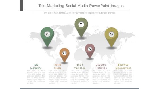 Tele Marketing Social Media Powerpoint Images