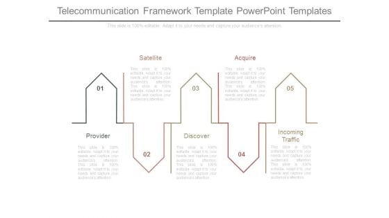 Telecommunication Framework Template Powerpoint Templates