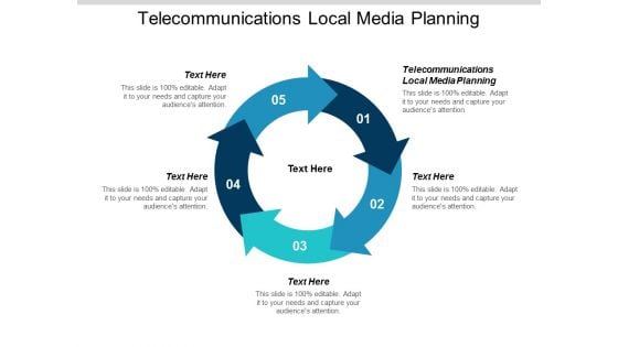 Telecommunications Local Media Planning Ppt Powerpoint Presentation Professional Layout Cpb