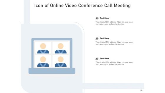 Teleconference Icon Conference Call Teamwork Ppt PowerPoint Presentation Complete Deck