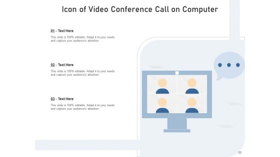 Teleconference Icon Conference Call Teamwork Ppt PowerPoint Presentation Complete Deck