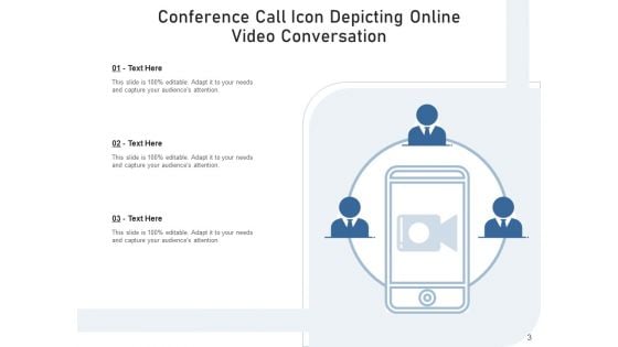 Teleconference Icon Conference Call Teamwork Ppt PowerPoint Presentation Complete Deck