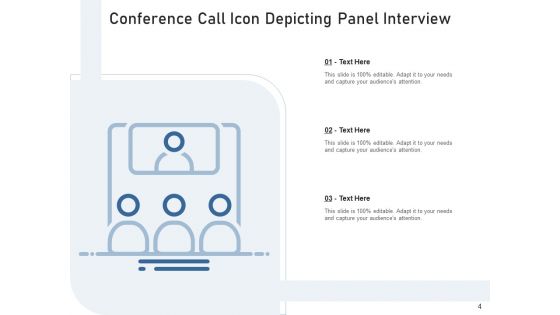 Teleconference Icon Conference Call Teamwork Ppt PowerPoint Presentation Complete Deck