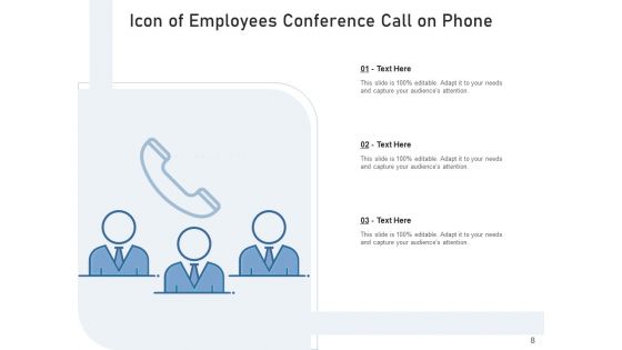 Teleconference Icon Conference Call Teamwork Ppt PowerPoint Presentation Complete Deck