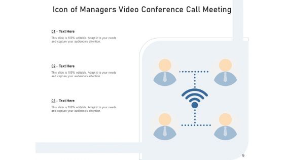 Teleconference Icon Conference Call Teamwork Ppt PowerPoint Presentation Complete Deck