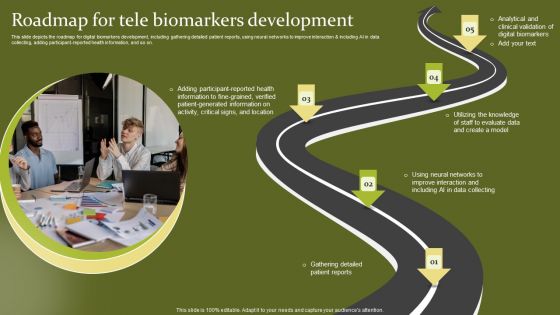 Telehealth Roadmap For Tele Biomarkers Development Mockup PDF