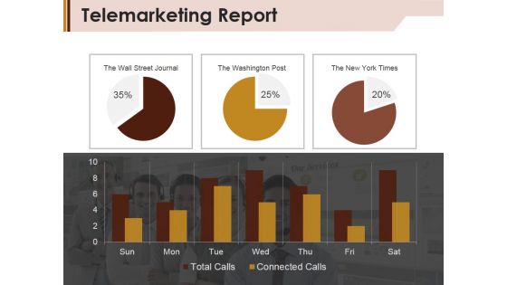 Telemarketing Report Template 1 Ppt PowerPoint Presentation Summary Example