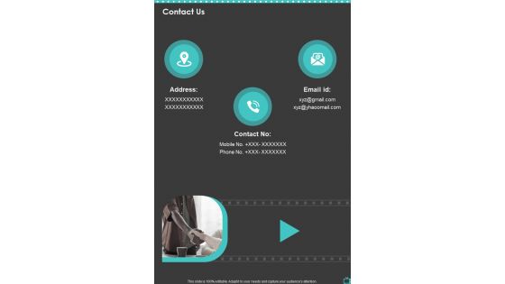 Television Program Sponsorship Proposal Contact Us One Pager Sample Example Document Television Program Sponsorship Proposal Contact Us One Pager Sample Example Document