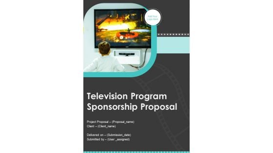 Television Program Sponsorship Proposal Example Document Report Doc Pdf Ppt