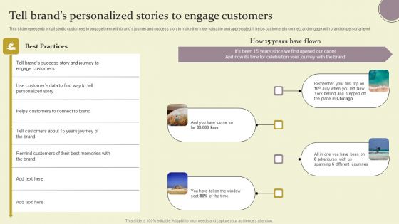 Tell Brands Personalized Stories To Engage Customers Ppt Icon Show PDF