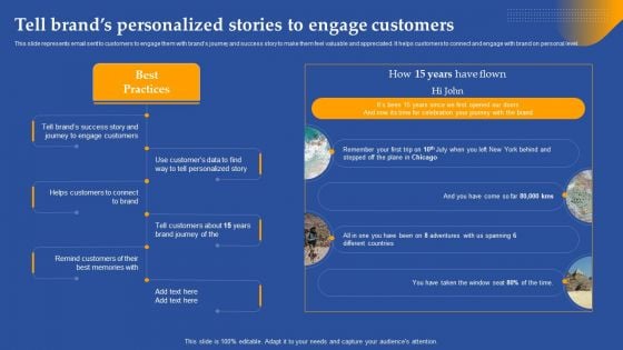 Tell Brands Personalized Stories To Engage Customers Ppt Portfolio Icons PDF Tell Brands Personalized Stories To Engage Customers Ppt Portfolio Icons PDF