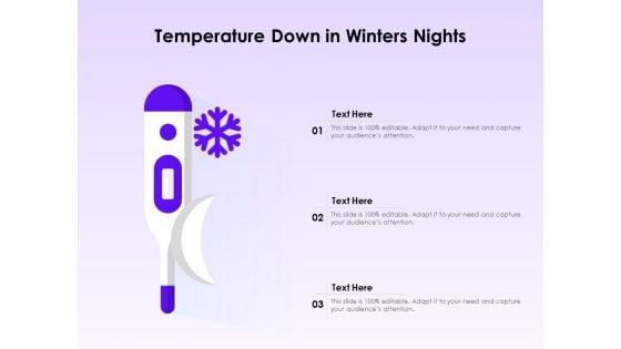 Temperature Down In Winters Nights Ppt PowerPoint Presentation Gallery Graphics Template PDF