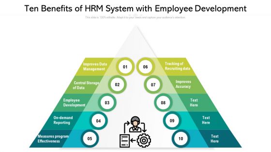 Ten Benefits Of HRM System With Employee Development Ppt PowerPoint Presentation Model Grid PDF Ten Benefits Of HRM System With Employee Development Ppt PowerPoint Presentation Model Grid PDF