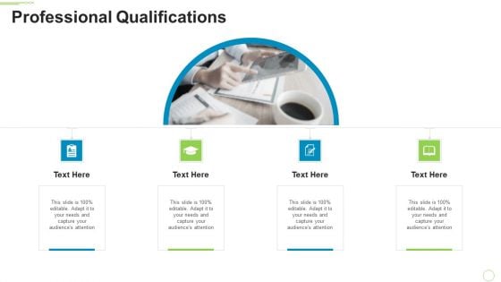 Ten Minutes Personal Introduction Professional Qualifications Ppt Styles Background Designs PDF