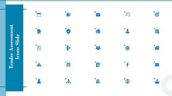 Tender Assessment Icons Slide Ppt Inspiration Smartart PDF