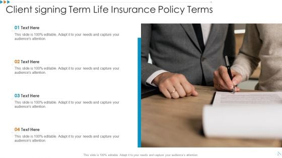 Term Life Insurance Ppt PowerPoint Presentation Complete Deck With Slides