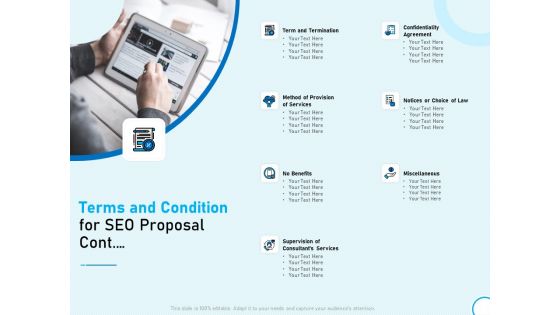 Terms And Condition For SEO Proposal Cont Ppt Infographics Outfit PDF