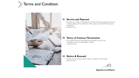 Terms And Condition Service Ppt Powerpoint Presentation Portfolio Themes