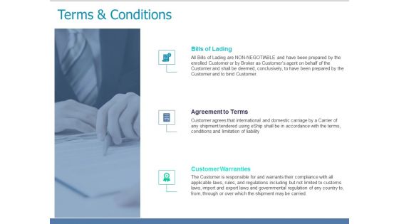 Terms And Conditions Customer Warranties Ppt PowerPoint Presentation Layouts Professional