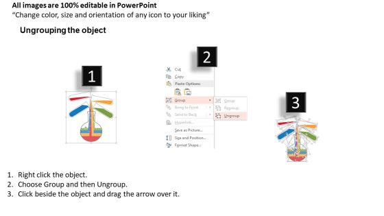 Test Tubes And Beaker For Ratio Analysis Powerpoint Template Slide02