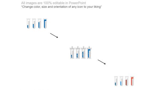 Test Tubes For Financial Ratio Analysis Powerpoint Slides