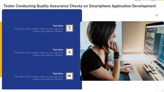 Tester Conducting Quality Assurance Checks On Smartphone Application Development Professional PDF