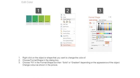 Text Tags And Icons With Percentage Values Powerpoint Slides