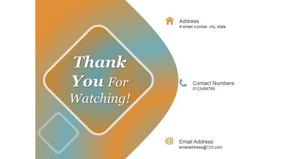 Thank You For Watching Ppt PowerPoint Presentation Designs Download