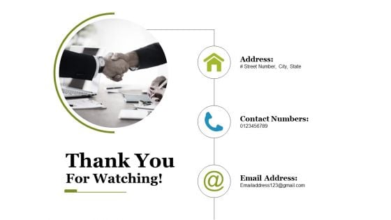 thank you for watching ppt powerpoint presentation file infographic template