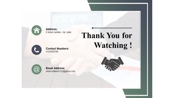 Thank You For Watching Ppt PowerPoint Presentation Icon Backgrounds