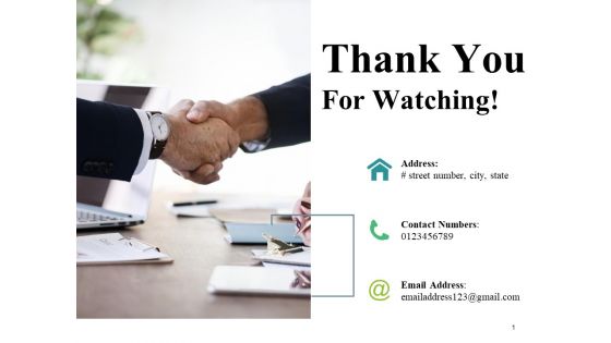 Thank You For Watching Ppt PowerPoint Presentation Professional Design Templates