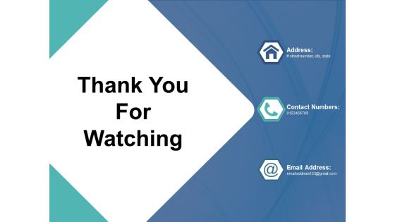 Thank You For Watching Rpa Ppt PowerPoint Presentation Professional Shapes