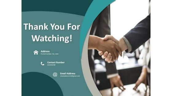 Thank You For Watching Time Optimization Ppt PowerPoint Presentation Outline Gridlines
